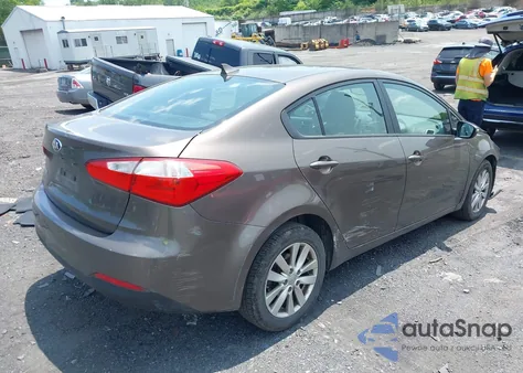 2014 Kia Forte Lx из США, поврежденный, VIN KNAFX4A69E5236072
